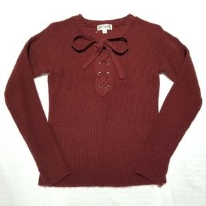 Burgundy Sweater